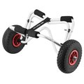Rad Sportz RAD Sportz 83-DT5120 1236 Kayak Trolley Kayak Cart with Pneumatic Tires - 150 lbs - Silver 83-DT5120